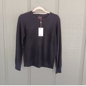 Quince Mongolian Cashmere Sweater SZ S Women Minimalist Crew Neck Pullover
